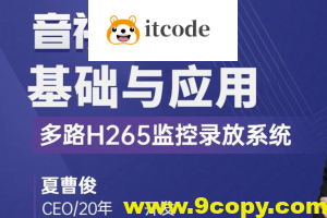 C++音视频实战-FFmpeg基础到工程-多路H265监控录放开发