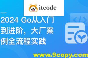 Go从入门到进阶，大厂案例全流程实践