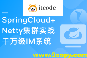 SpringCloud+Netty集群实战千万级 IM系统