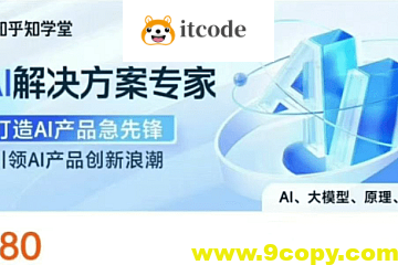 知乎知学堂《AI解决方案课程 (附资料) 》