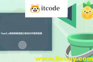 Vue3.x项目购物流程订单支付开发和实现