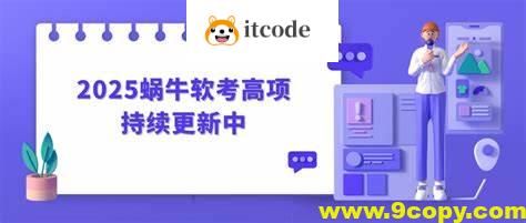 2025蜗牛软考高项 | 更新