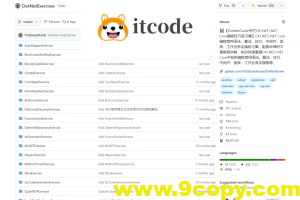 一个包含 80+ C#/.NET 编程技巧实战练习开源项目！
