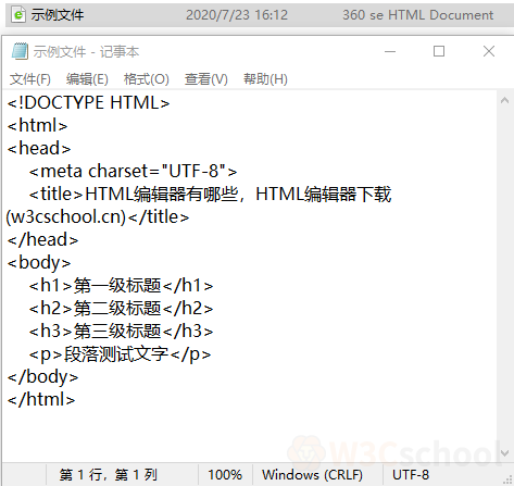 .html是什么格式的文件，html文件怎么打开