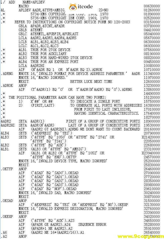 J语言之父艾弗森代码