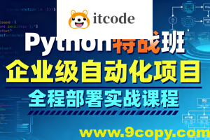 Python特战班-企业级自动化项目全程部署实战课程