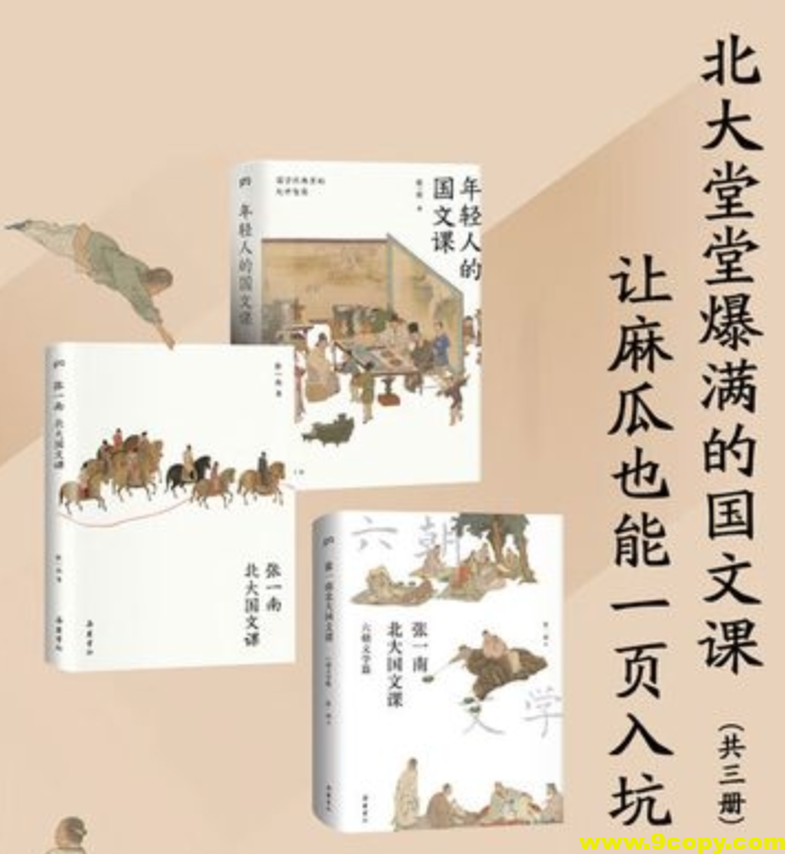 北大堂堂爆满的国文课：让麻瓜也能一页入坑（全3册）