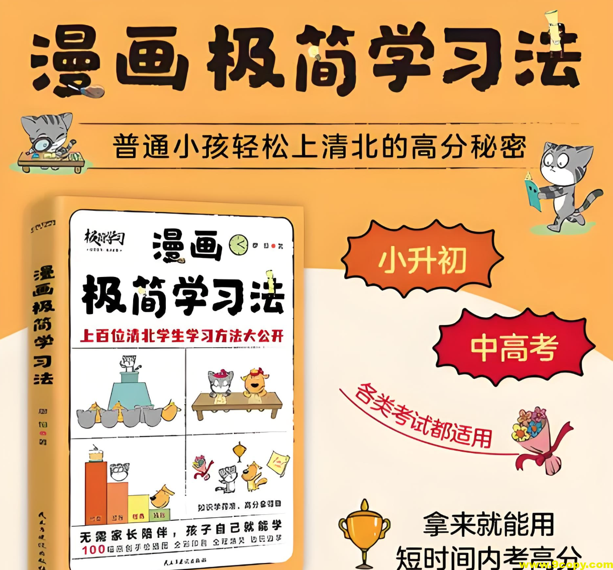 《漫画极简学习法》普通小孩轻松上清北的高分秘密